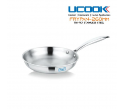 UCOOK Tri Ply Fry Pan | Stainless steel | 260 mm