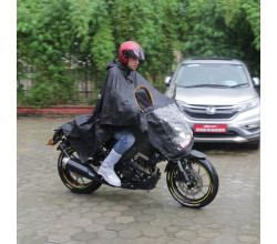 Monsoon Combo Set 1: Raincoat For Bikers And Shoe Protector From Rain