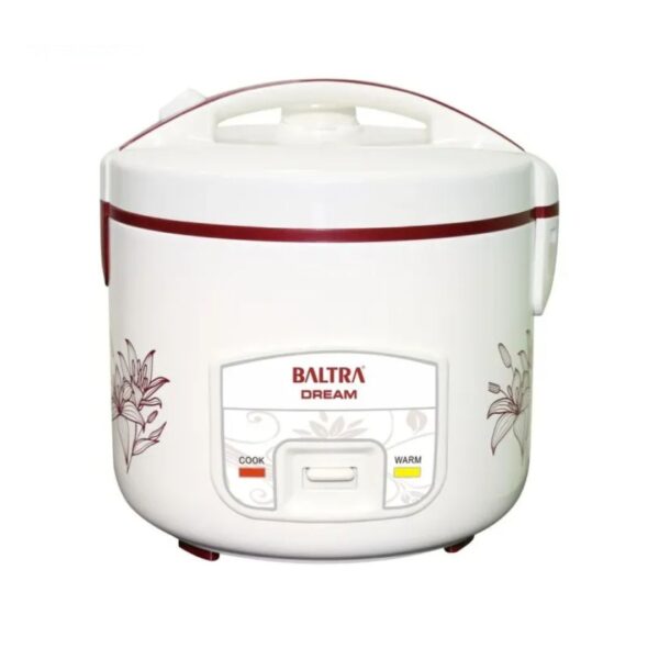 Baltra Cloud Deluxe Rice Cooker BTC 900D Baltra Deluxe Rice Cooker | Lockable Lid with Steamer Tray | Electric Deluxe Rice Cooker | Best for Home | Cloud BTC 900D | 2.2 L