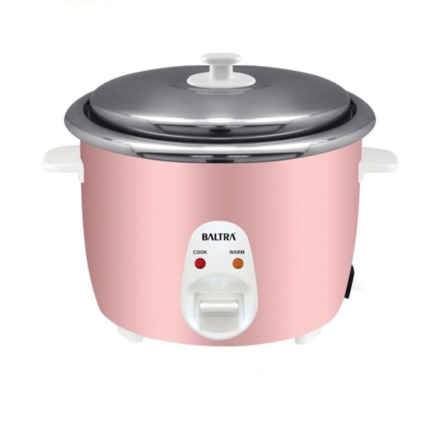 Baltra Regular Rice Cooker | Ideal for Small Households | 1.8 Ltr Rice Cooker | Steel BTS 700SP