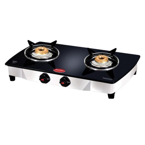 Baltra Gas Stove | Best Baltra Gas Stove for Kitchen | 2 Burner Glass Cooktop | Crystal BGS 106