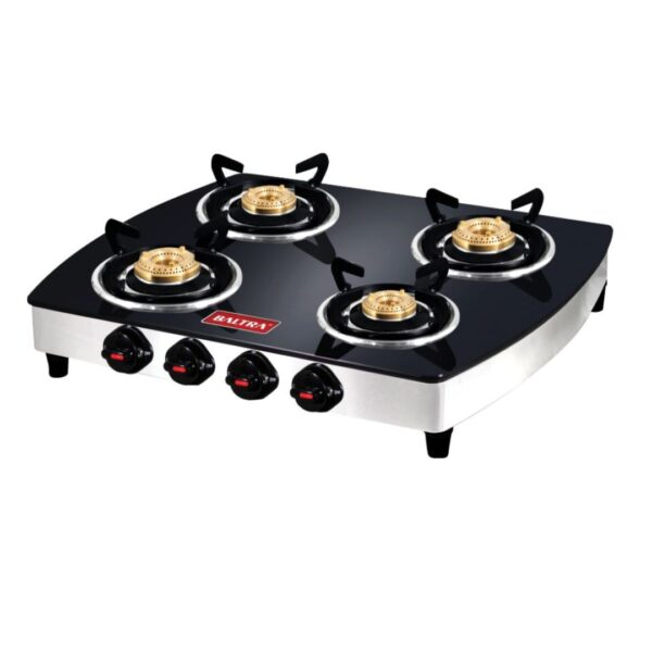 Baltra Gas Stove | Best Baltra Gas Stove for Home | 4-burner Gas Stove | Crystal BGS 108