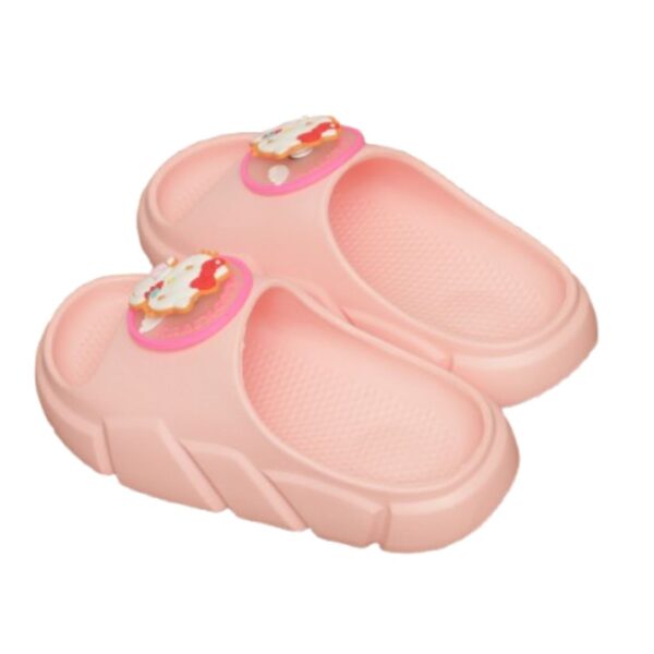kt Hello Kitty Spinning Charms Slippers for Girls | Outdoor and Indoor Slippers | Soft and Fluff Sole