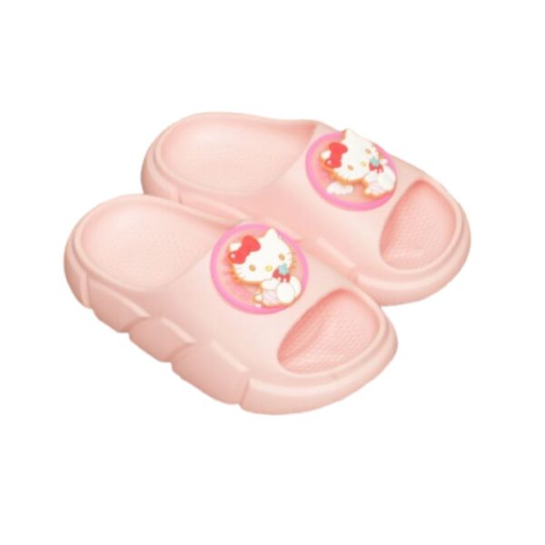 pink spinning Hello Kitty Spinning Charms Slippers for Girls | Outdoor and Indoor Slippers | Soft and Fluff Sole