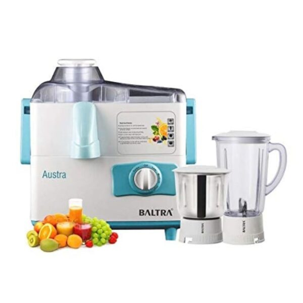 Baltra Juicer Mixer Grinder | Flows Directly to The Container | 500 Watt Power | Austra 106