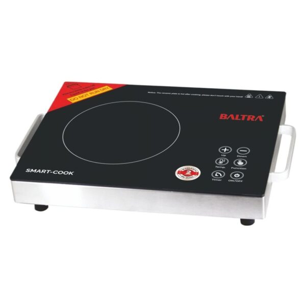 Baltra Infrared Cooktop | Suitable for All Types of Cookwares | 2000 Watt Infrared Cooktop | Smart Cook BIC 140