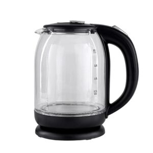 Baltra Electric Kettle | Concealed Heating Element | Durable Glass Material Body is BPA-free | Kessel BC 183 | 1500 watt | 12-Months Warranty