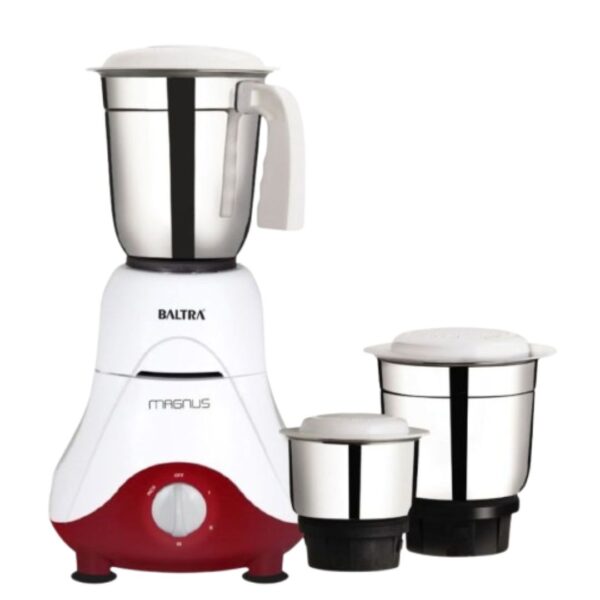 Baltra Magnus 3 Mixer Grinder 500 W 3 Jar BMG 162 Baltra Mixer Grinder | Best Mixer Grinder for Home | 1 Year Warranty | Magnus BMG 162