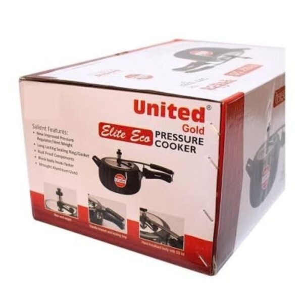Untitled design United Pressure Cooker Pranzo | Hard Anodised Induction Base | Elite 5 ltr Pressure Cooker
